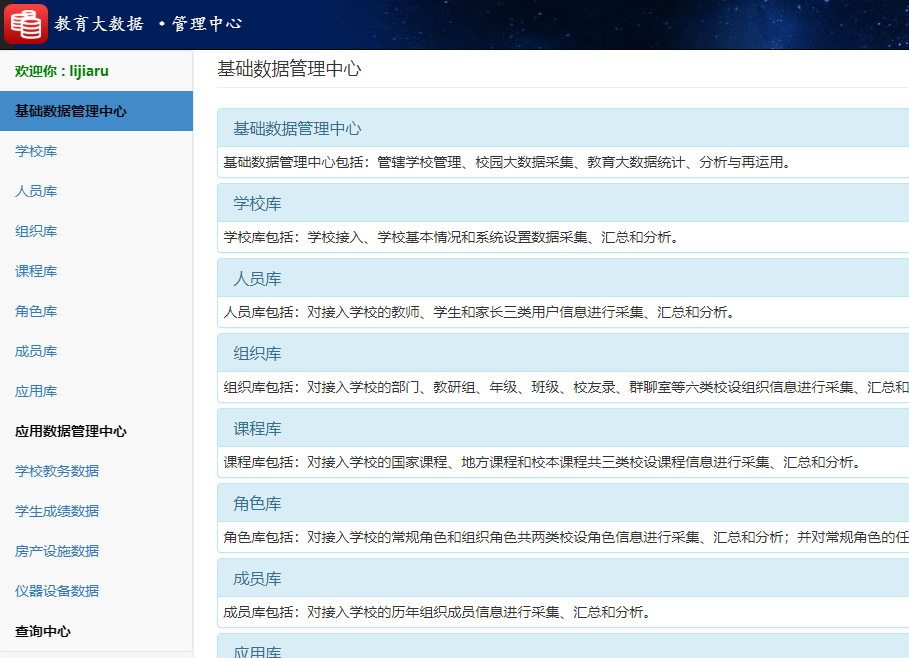 释锐教育大数据系统首页