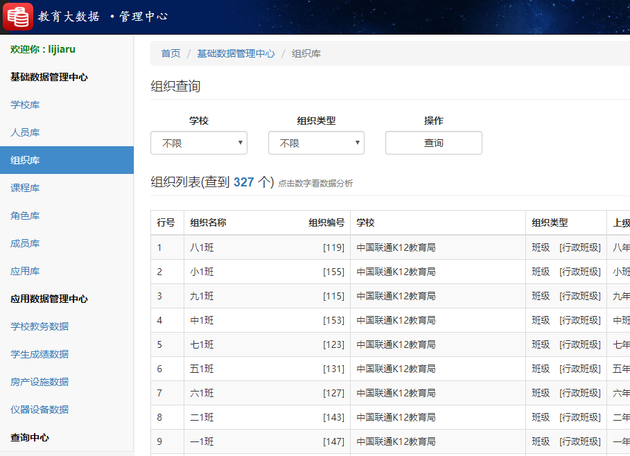 释锐教育大数据系统组织库